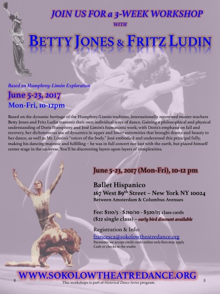 Humphrey-Limon workshop with Jones-Ludin 