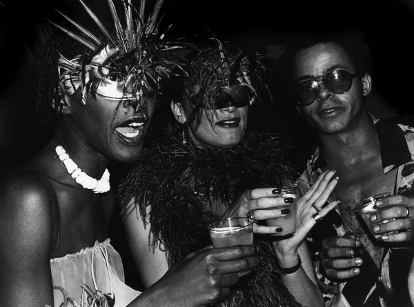 Bethann Hardison, Daniela Morera, and Stephen Burrows at Studio 54, 1978. 