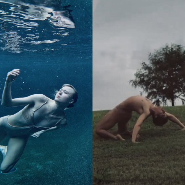 Split image of Andrea Ward and Hunter Sturgis. 