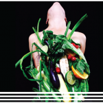 A body covered in vegetables, taken by one of last year's Work Up artists.