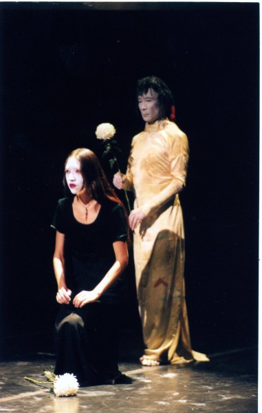 Ximena Garnica and Yukio Waguri Performing in the 2003 NY Butoh Festival