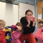 TID Teaching Artist Nora Leads a Creative Movement class