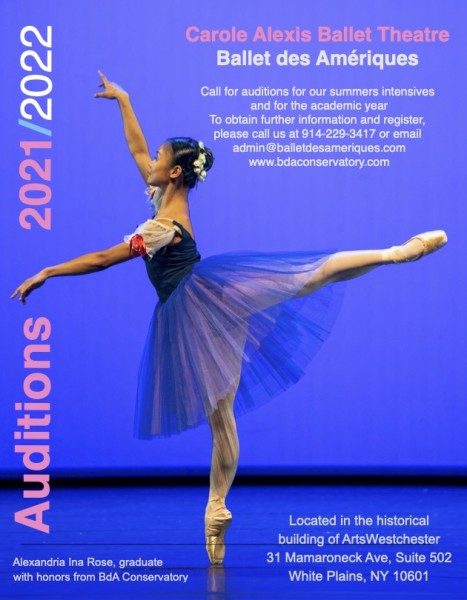 Ballet Auditions Poster