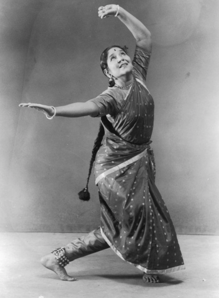 T. Balasaraswati dancing Bharata Natyam 