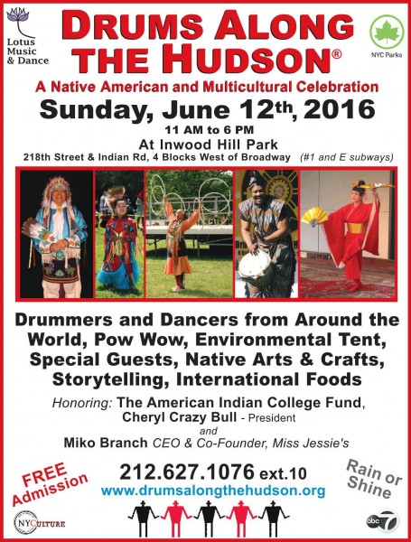 14th Annual Drums Along the Hudson: A Native American and Multicultural Celebration