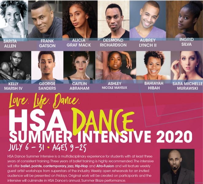 Summer Dance Intensive flyer