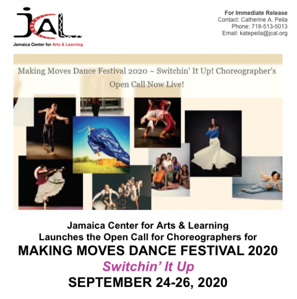 Call for Choreographers flyer