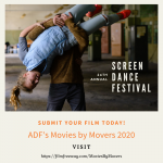 Man holding Woman upside-down in a warehouse.