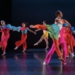 Dancers in colorful costumes 