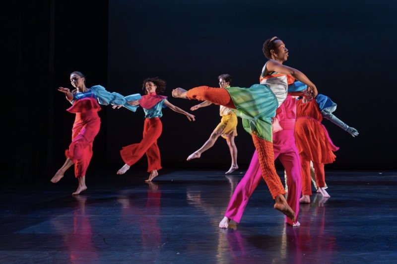 Dancers in colorful costumes 