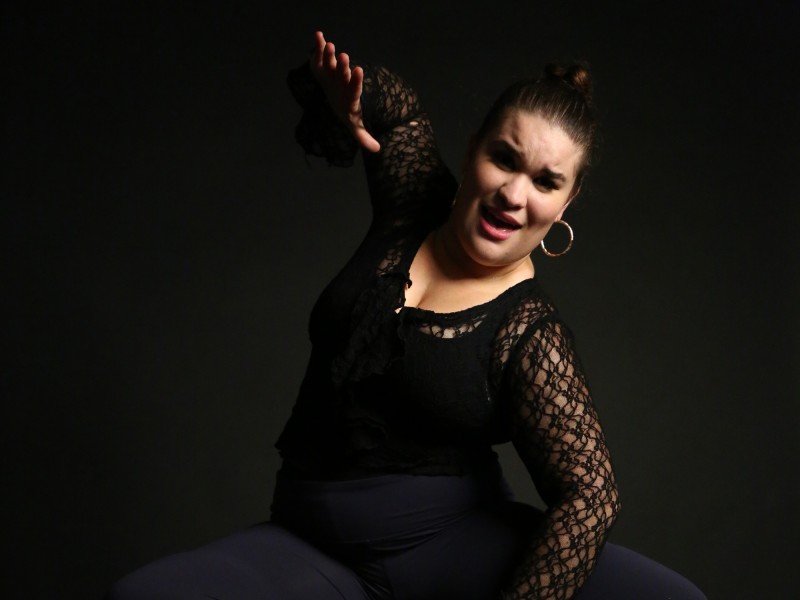 Arielle Rosales dancing