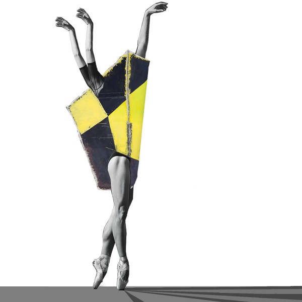 Lizzie Scott artwork on dancer