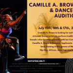 Audition Notice for Camille A. Brown & Dancers
