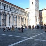 Outdoor Improvisation in Piazza San Michele
