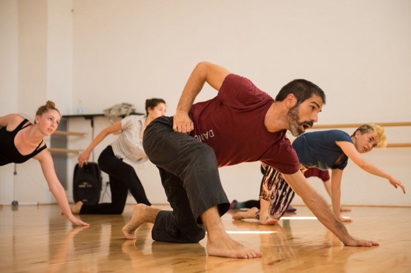 Cristiano Fabbri in his Contemporary class