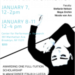 Winter Workshop 1/7-1/11