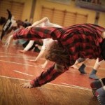 A photo of floor work from Flying Low class with Cristina Planas Leitao