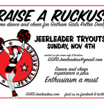 Flyer for the GGRD Jeerleaders
