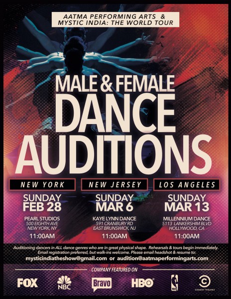 DANCE AUDITIONS FOR WORLD TOUR