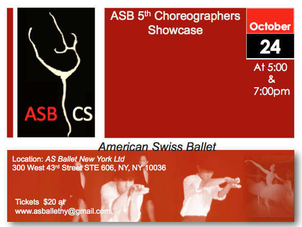 ASBC "5th Choreographer's Showcase"