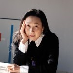 A portrait of author Min Jin Lee.
