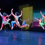 Dancers in colorful costumes.