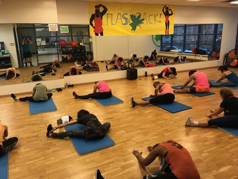 Mat Core Fusion Class combines passive stretching, body manipulation and abdominal work for a complete body workout