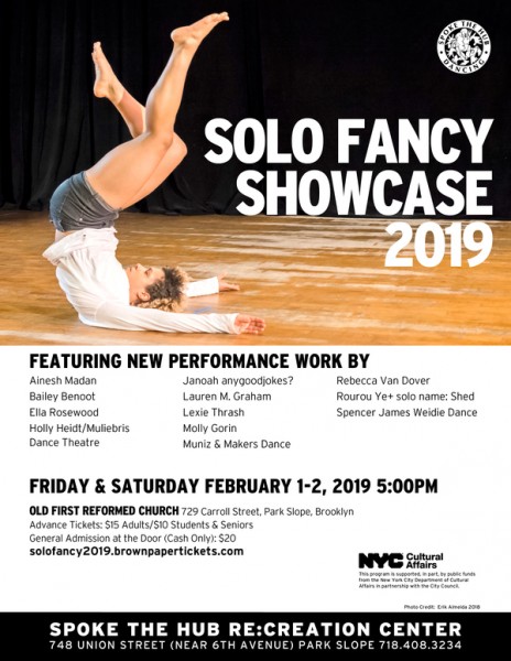 Spoke the Hub Presents: Solo Fancy 2019