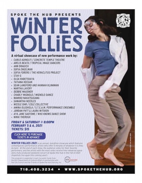 Winter Follies 2021 A Virtual Showcase of New Performances