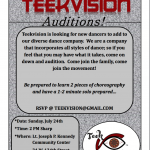 Teekvision Auditions