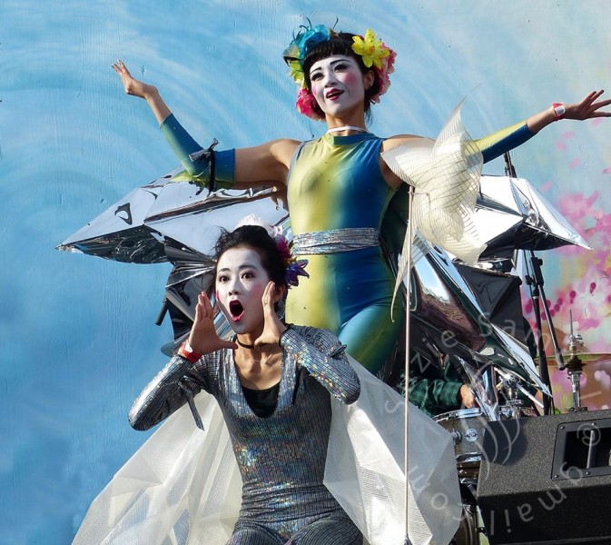 Origami costumed performance at the Bklyn Botanic Gardens/ Sakura Matsuri