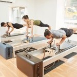 Push ups on the reformers