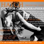 HATCH Call for Choreographers - Spring 2018
