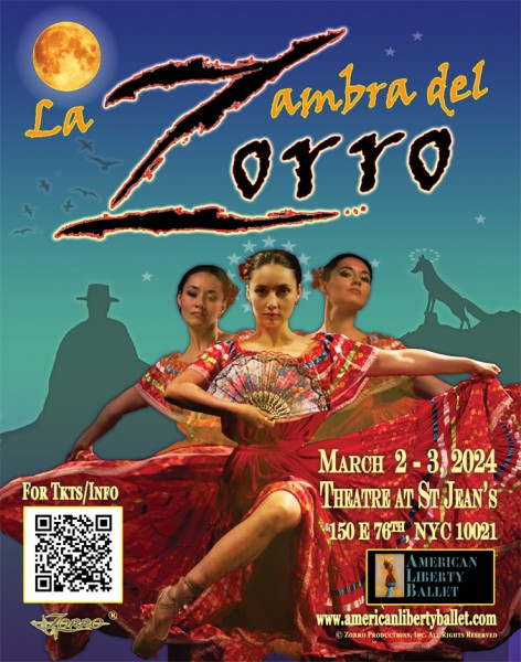 Zorro Premieres March 2nd and 3rd