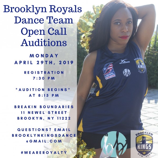 Open Call Dance Auditions - April 29th, 7:30 PM at Breakin Boundaries Studio