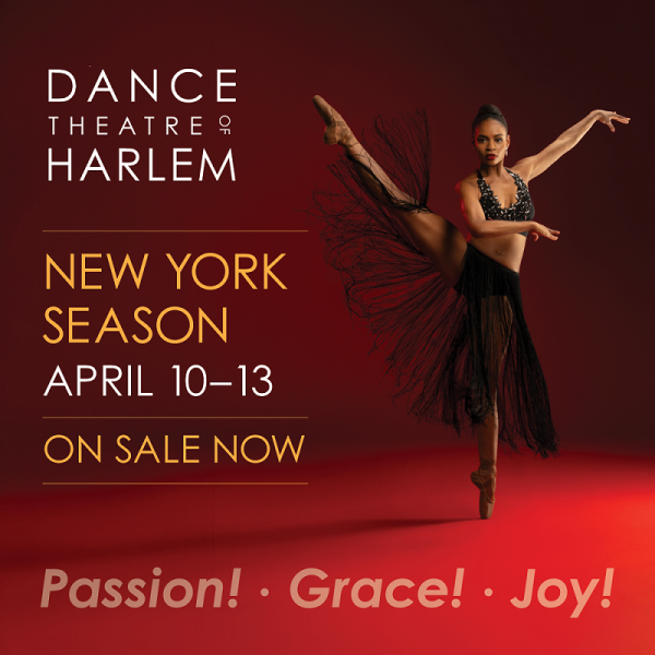 African American ballet dancer on pointe with her right leg extended in the air and her arms extended to her left