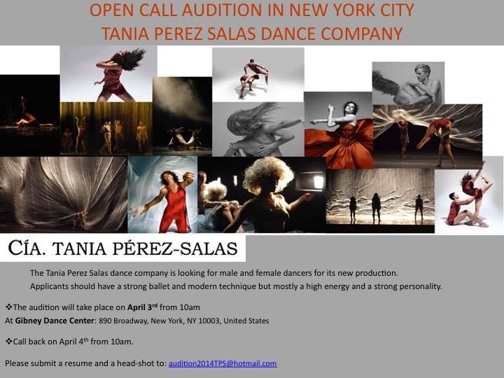 TANIA PEREZ SALAS NYC AUDITION