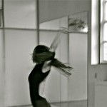 Dancer in full motion
