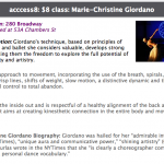 screen shot of the access8 class anouncement on Gibney website