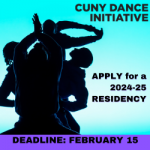 vogue dancers in silhouette against a turquoise background