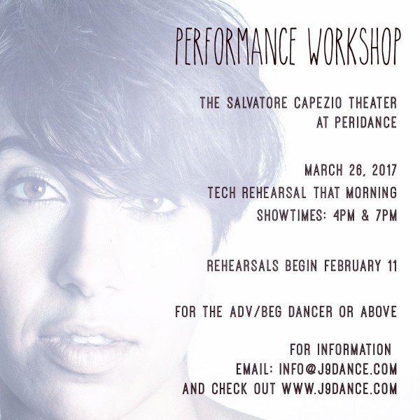 J9Dance Performance Workshop