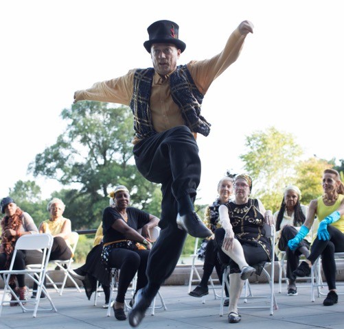 DVP dancer: Chuck Macdonald performing in REVIVAL
