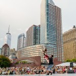 Audiences at the Battery Dance Festival 2014