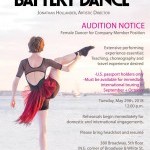 Audition Notice 2018
