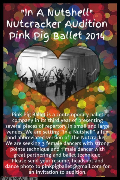 Pink Pig Ballet Audition
