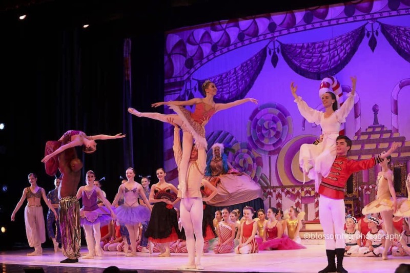 Dancers in Nutcracker Finale