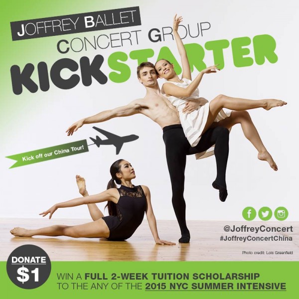 WIN a full 2-week scholarship to the 2015 Joffrey Ballet School NYC Summer Intensive!