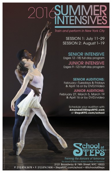 The School at Steps Summer Intensive Audition