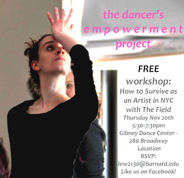 How to Survive in NYC as an Artist Workshop with The Field