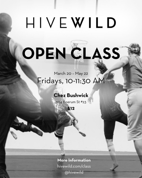 Black and white image, 4 dancers are jumping with their backs facing the camera